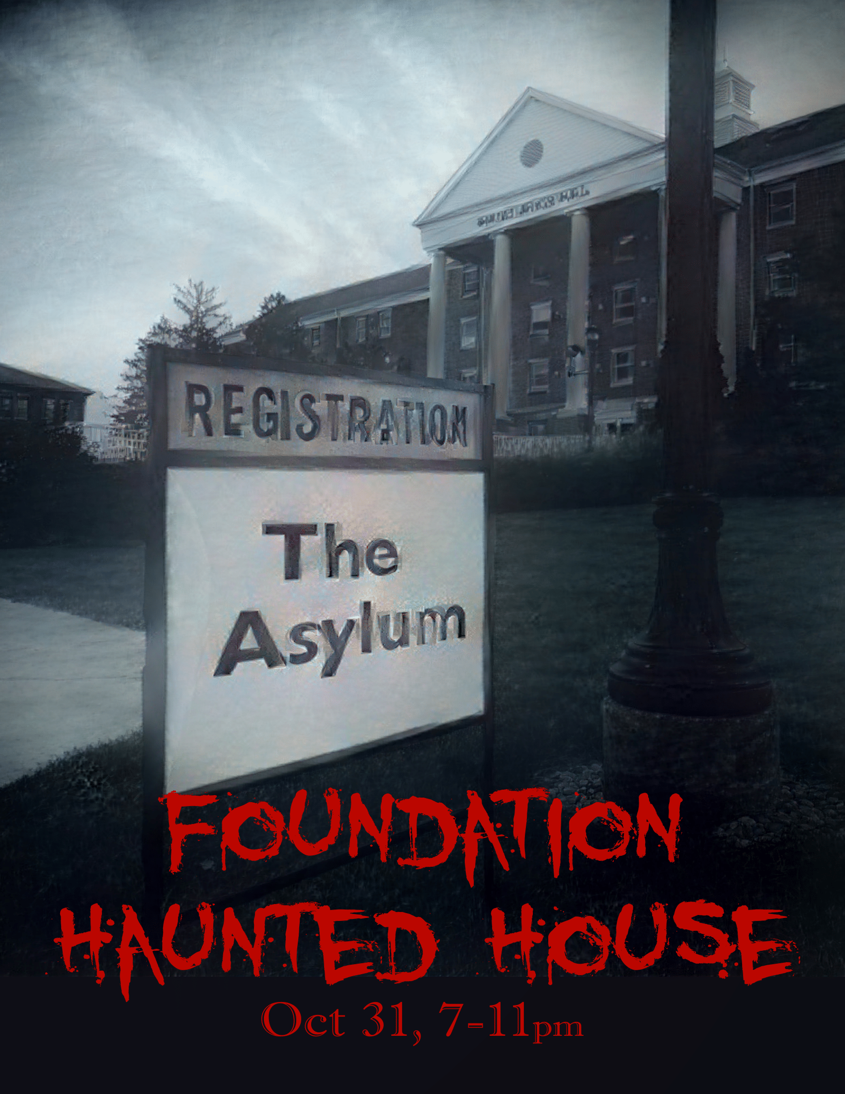 2022 Haunted House Event Poster