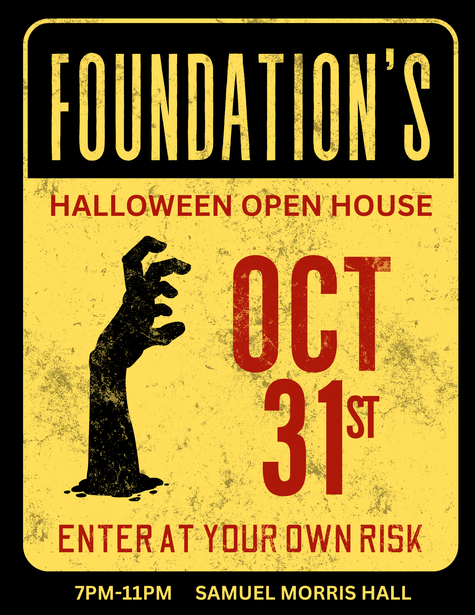 2023 Haunted House Event Poster